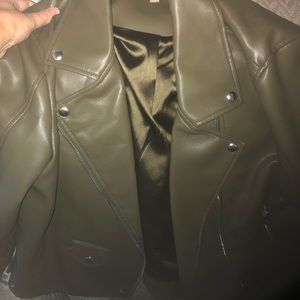 Brand new faux leather jacket from Blanknyc!